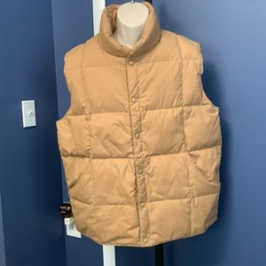Lands’ End Puffer Vest. Size Large